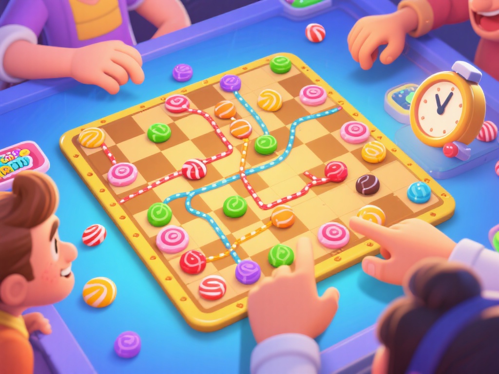 有时候，快速操作并非明智之举。在糖果派对中，沉着冷