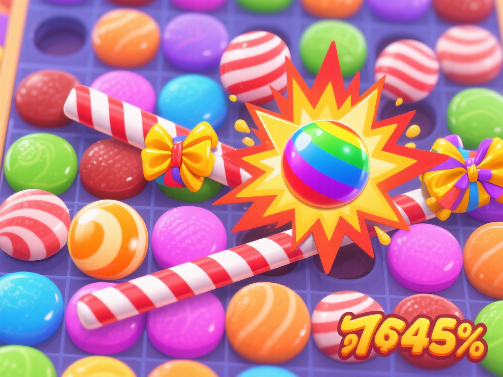 利用特殊糖果：巧用道具创造优势
游戏中的特殊糖果