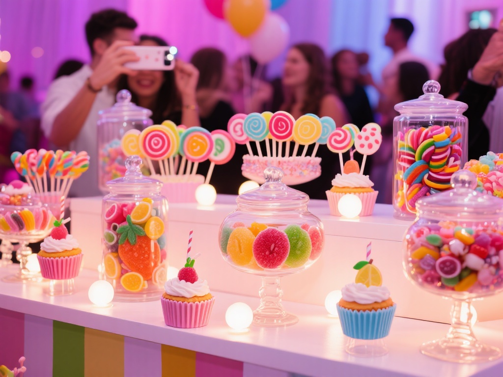 糖果派对狂欢：甜蜜糖果无限欢乐，畅享甜蜜时光
