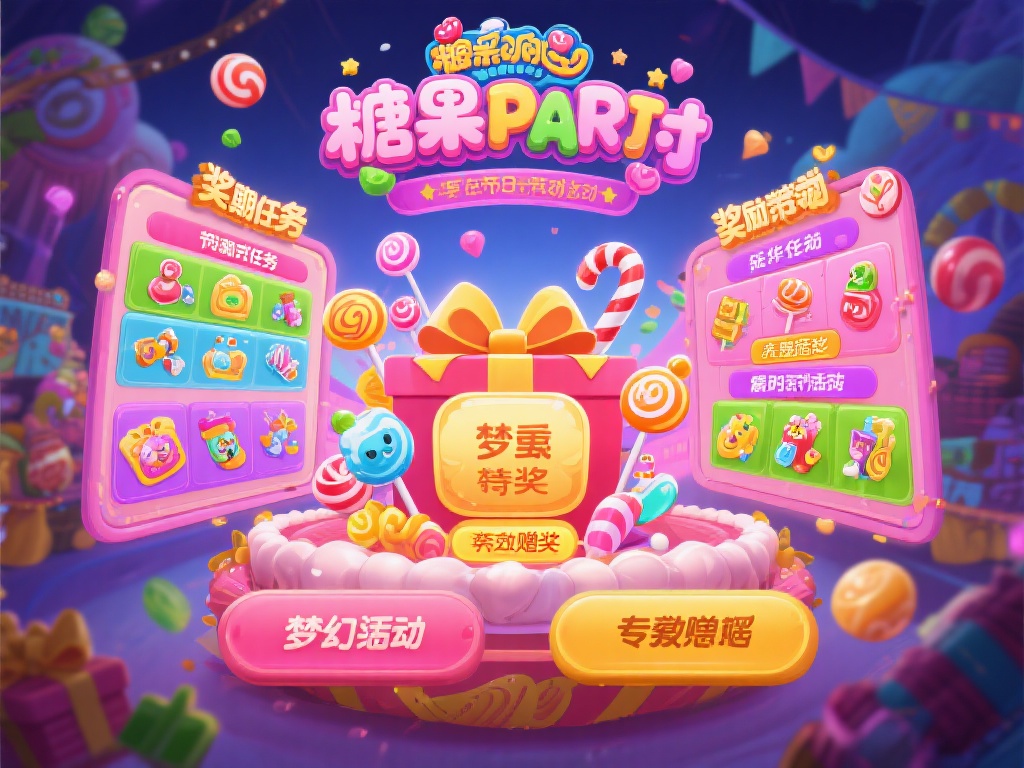 糖果派对狂欢,500倍惊喜赢取豪华大礼 糖果派对不仅奖励出众,它的活动策划也堪称一绝。从周
