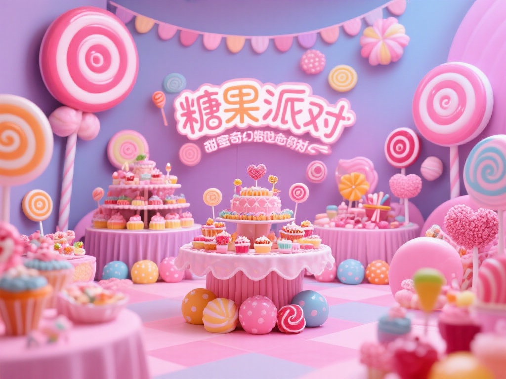 梦幻银糖果派对:开启甜蜜奇幻冒险之旅 近年来,“糖果派对”的概念风靡全球,不仅局限于孩子