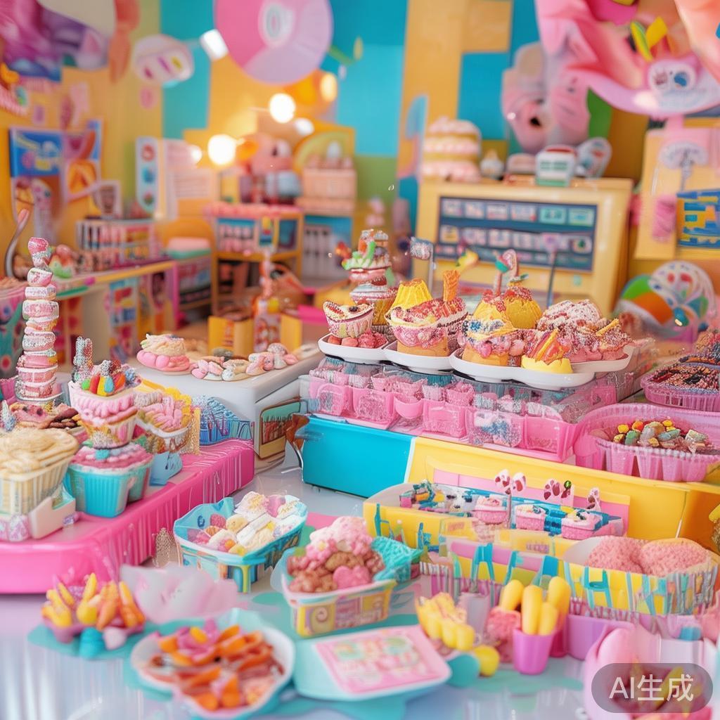 在场地布置方面，合理划分几个区域尤为重要：糖果工厂