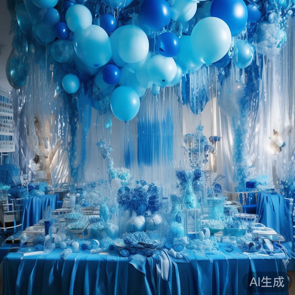 蓝色，在色彩心理学中象征着宁静、深邃与无限可能，是