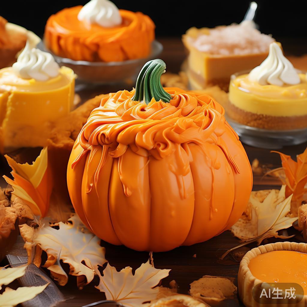 万圣节糖果派对必备美味食物推荐,打造难忘的恐怖甜点盛宴 南瓜是万圣节不可或缺的象征。将南瓜融入甜点中,如南