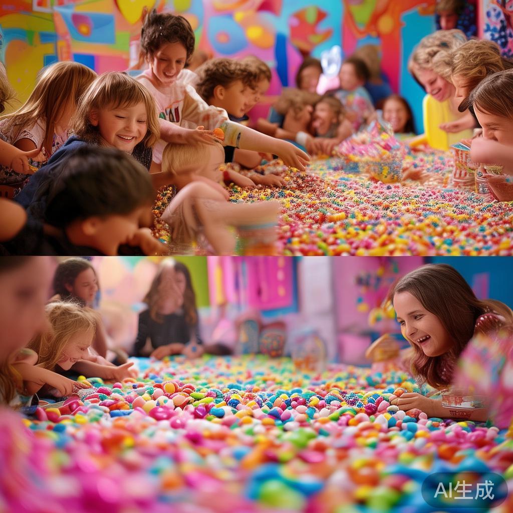 糖果派对不仅仅是静态的装饰，更重要的是互动体验。比