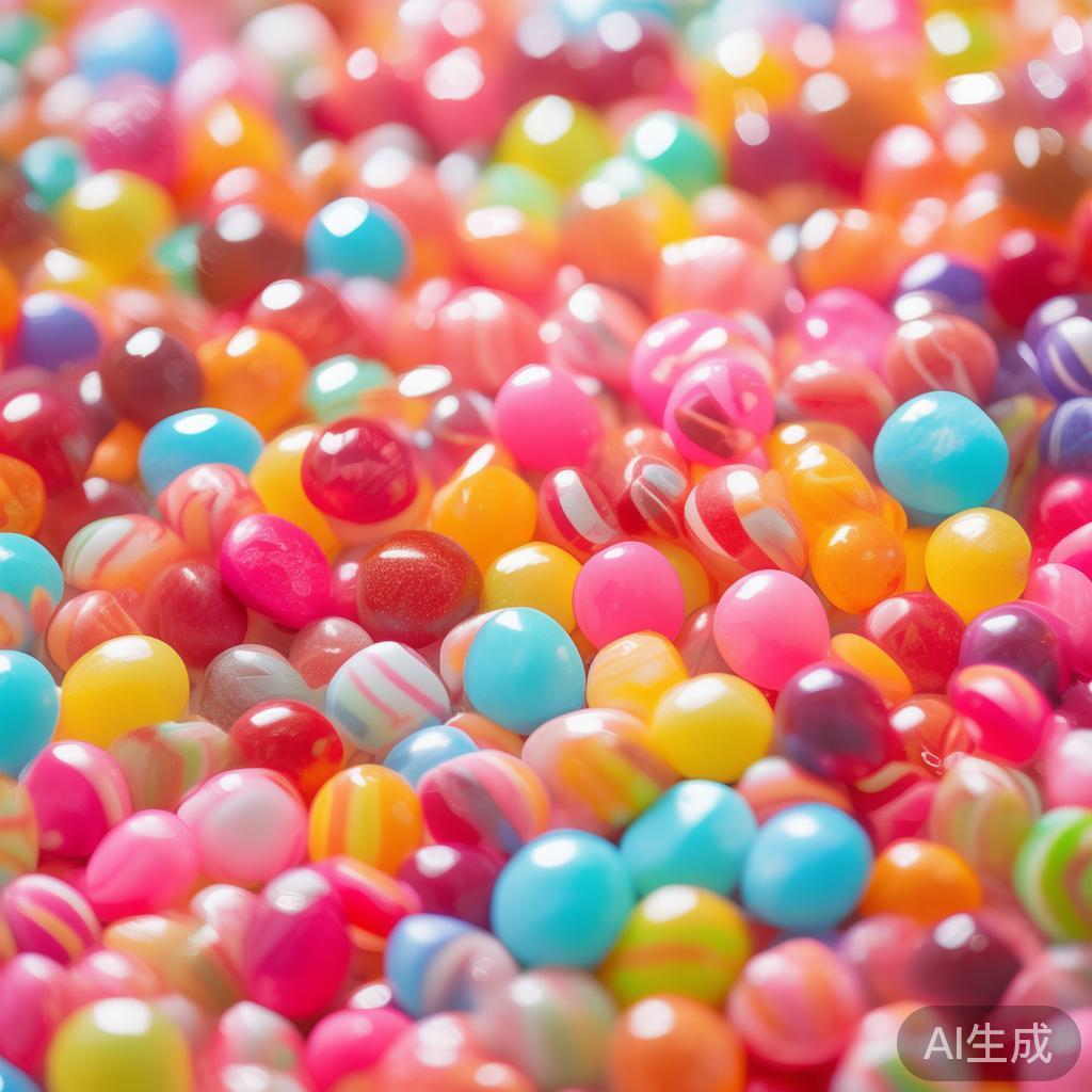 在这个甜蜜四溢的季节里，糖果的魅力融化了每一颗童心