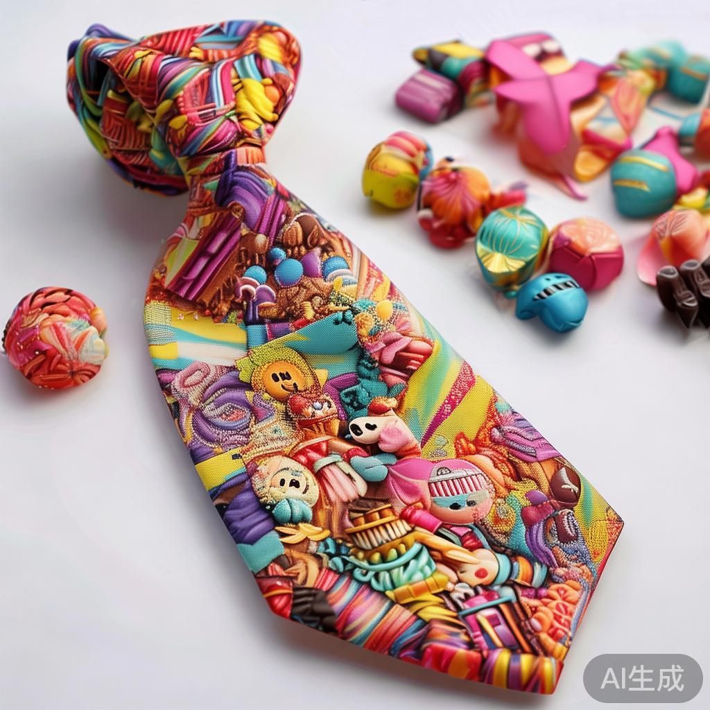 甜美童趣的糖果派对领结：点缀时尚的精彩选择